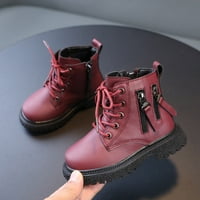 CETHRIO Girls Boots 15 meseci-6 godina na vinu za čišćenje zimske cipele za toplu todleru veličine 30
