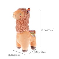 Plišani lutkak za škljocanje Alpaca plišana igračka maskota jastučna igračka božićni poklon za djevojčice