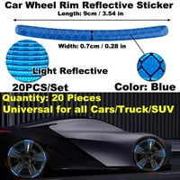 Universal HUB Car Hub Tire RIM reflektirajuće trake naljepnice naljepnica