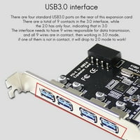 -E adapter za proširenje na USB 3. HUB NEC PCI Express kartica za radnu površinu