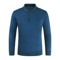 Podplap modne majice za muškarce, muške dugih rukava super meka čvrsta majica modne golf majice uniformu