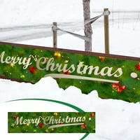 Božićni baner na otvorenom - 98,42x, božićna prednja trijem, božićni dvorišni baner, božićna dvorišna