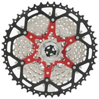 Kaseta za zamašnjavanje, 11-46t bijeli za-zupčani anodizirani jednostavan za izrađen od čelične ploče velike čvrstoće za planinski bicikl za biciklističke opreme