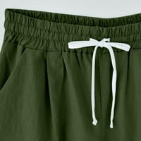 Asdoklhq Summer Shorts za žene za uklanjanje $ 5, ženska plus veličina Ženski ljetni tisak pet bodova