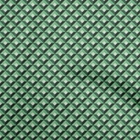 Onuone viskoza Šifon zelena tkanina Geometrijska DIY odjeća za preciziranje tkanine Tkanina od dvorišta