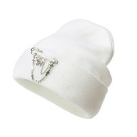 Baccoc dodaci čuvajte odrasle neutralni pleteni topli šešir Zimske ukrasite vunene kape vanjske bejzbol