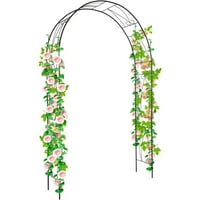 Chictail Vrtni čelični čelični arbor Arbor Trellis Archway za penjačke vinove loze i biljaka Pergola