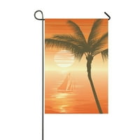 Palm Tree Seaside scenografija za zastavu VRT Vanjski slavi odmor Dekor