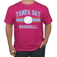 Wild Bobby Grad Tampa Bay Baseball Fantasy Fan Sports Muška majica, Fuschia, 4x-Large