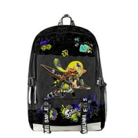 Splatoon Merch backpack Multi patentni zatvarač Student Veliki školski torba za školske kapacitete Putovanja