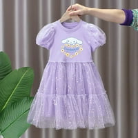 Sanrios Cinnamoroll Kuromi My Melody Crtani slatka dječja odjeća haljina djevojka party princess haljina