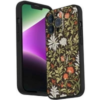 Nouveau-lišće-i-cvijeće - telefon za iPhone Pro za žene Muškarci Pokloni, Mekani silikonski stil Otporni