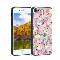 Kompatibilan sa iPhone futrolom telefona, cvijeće - Silikonski zaštitni materijal za teen djevojku za