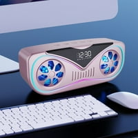 Zvučnik BO Bluetooth Audio LED cool binokularna svjetlost 5. Bluetooth audio s vremenskim prikazom budilice
