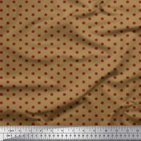 Soimoi pamučna patka tkanina crvena malog motiva kosijanjem tiska šivaći tkaninu dvorište široko