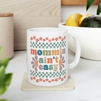 Mommin nije lako smiješna mama šalica, smiješna mama šalica za kafu, nove mame poklone