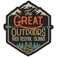 Ruedi Resevoir Colorado The Great na otvorenom dizajn naljepnica vinilne naljepnice