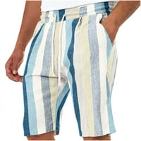 Muške kratke hlače od punog plaže Ležerne prilike elastične struk Multi džepovi Plaža Kratke hlače Kratke