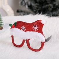 Xmas Slatka božićna pisma Santa Claus Hat Tree Tree Stačke okvira Party Decoration Bež plastika