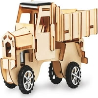 Motorni solarni panel drveni kamion Build Stem Kit - DIY Kids Stem projekti komplet
