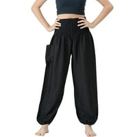 Hlače žene udobne boho labave joge hipi pajama lounge boho pidžama pantalone za žene