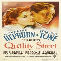 Kvalitetna ulica s lijeve strane: Katharine Hepburn Franchot Tone Movie Poster Masterprint
