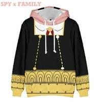Špijunska obiteljska anime hoodie, Anya Forger Duks pulover, džemper s dugim rukavima s kapuljačom za