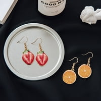 Frcolor par modne naušnice Kreativne vingle narančaste naušnice za žene nakit