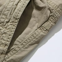 Clearsance Ryrjj opušteni fit teretni kratke hlače za muškarce casual multi-džepni zatvarač deko kratke
