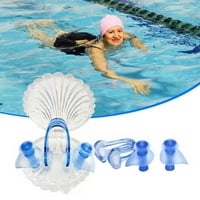 BOC set Plivanje uši uši ergonomski dizajn Zaštitni zupčanik vodootporni silikonski šarlug za ronjenje