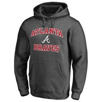 Muški fanatici Brendirani ugljen Atlanta Braves Heart & Soul Pulover Hoodeie