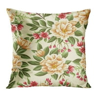 Beige uzorak prekrasan cvjetovi u akvarelom šarenog cvjetnog ljetnog pastelnog botaničkog ljepote jastuci