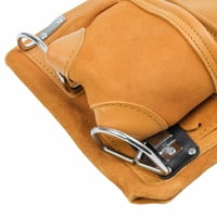 ToolTreau džep Torbica za tešku kožnu torbu za drvene bageri za električarske alate DIY Torbe za izvođače