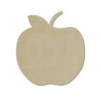Drveni oblicni obrt od jabuke, učionice umjetnički zanat, DIY Apple Ornament Clout