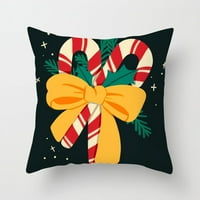 Božićni jastuk Srećan božićni bacanje jastuka pokriva jastuk sa stalnom zvijezdom za ukras za zabavu