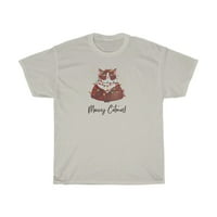 Meowy Catmas majica, smiješna božićna košulja, majica za ljubitelje mačaka, božićna majica mačka, majica