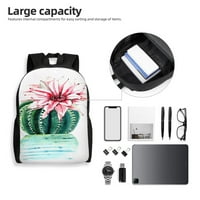 Kaktus ružičasti cvjetni putnički ruksak za muškarce Žene Klasični veliki kapacitet za laptop backpack