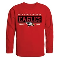 Polk State College Eagles osnovao je džemper s puloverske dumenira Crewneck Crveni X-veliki