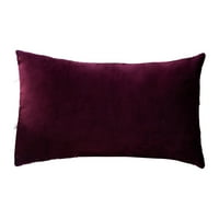 Pergaug bacanje jastuka Super meka pravokutni baršunasto jastučnica puna boja lumbalna jastučna jastučna
