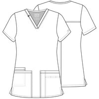 Cherokee radna odjeća jezgra Stretch ženske pilinge Top V-izrez WW630