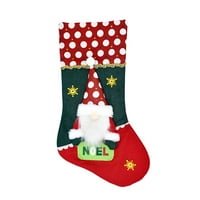Čarape za bombone čarape Personalizirani kamin Čarapa 3D Plišani božićni ukrasi i pribor za zabavu