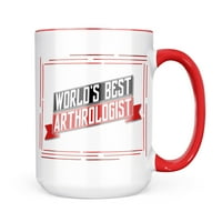 Neonblond svjetski najbolji poklon artrolog za ljubitelje čaja za kavu
