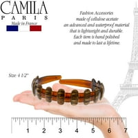 Camila Paris MP Francuska traka za žene, jaki HOLD GRIP ženski kosu, vrlo fleksibilan, bez klizanja