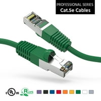 1FT CAT5E zaštićena Ethernet mrežom pokrenuta kabela zelena, pakovanje