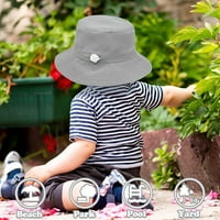 Baby Sun Hat Toddler Summer HATS UPF 50+ kašika za bebe Šešit zaštitni kašika Hat Kids Plaže Hats za