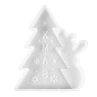 Sunsunrise DIY Christmas Swerman Crystal Silikonski epoksični ukras kućni dekor zanatski kalup