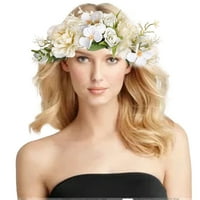 Cvjetna traka za glavu Pozajmljivanje elegantnog izgleda nakita s tkaninom za djeveruše za vjenčanje