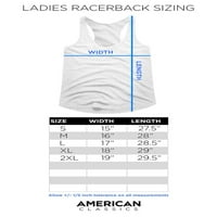 Miles Davis Silhouette Royal Women's Slim Fit Racerback Tank top