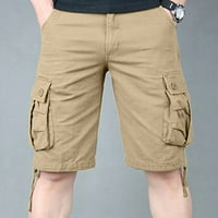 Muške pamučne kratke hlače Cargos sa više džepovima plus veličina Teretne kratke hlače za muškarce izlaze