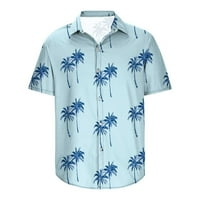 Ljetni trendi čišćenje Muška košulja Muška havajska majica Zabava s kratkim rukavima na majici Tropical